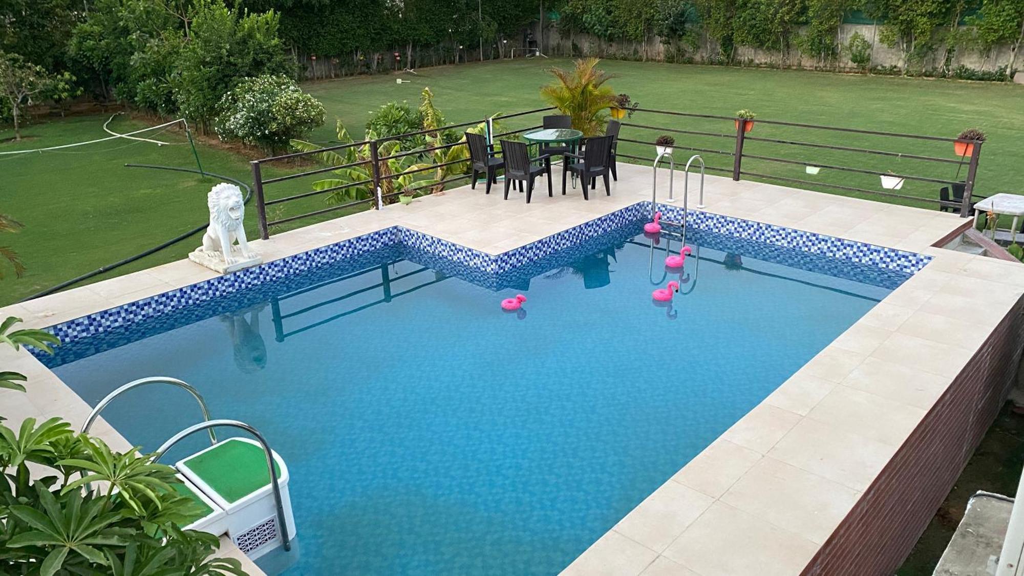 The Singh Farm Cosy Private Pool Farm Villa Gurgaon Buitenkant foto